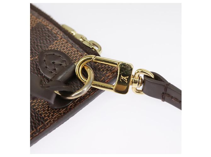 LOUIS VUITTON Poche Accessoire Damier Ebene Neverfull MM LV Auth 102148 - vue 17