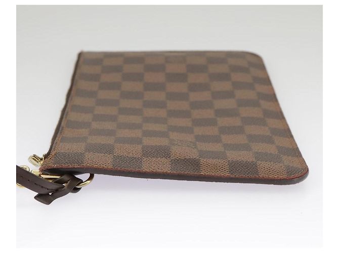 LOUIS VUITTON Poche Accessoire Damier Ebene Neverfull MM LV Auth 102148 - vue 3