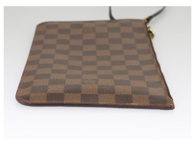 LOUIS VUITTON Poche Accessoire Damier Ebene Neverfull MM LV Auth 102148 - vue 4