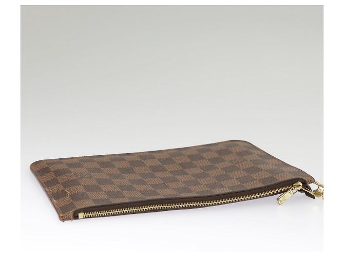 LOUIS VUITTON Poche Accessoire Damier Ebene Neverfull MM LV Auth 102148 - vue 5