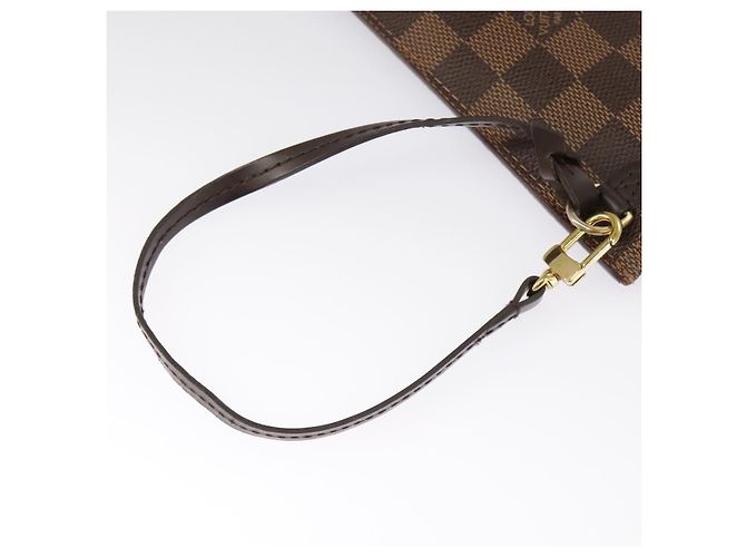 LOUIS VUITTON Poche Accessoire Damier Ebene Neverfull MM LV Auth 102148 - vue 8