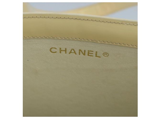 CHANEL Tote Bag Email Weiß CC Auth bs20237 - Ansicht 15