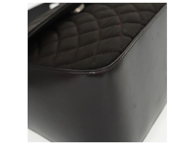 Borsa BALLY in nylon marrone Auth ti2408 - vista 10