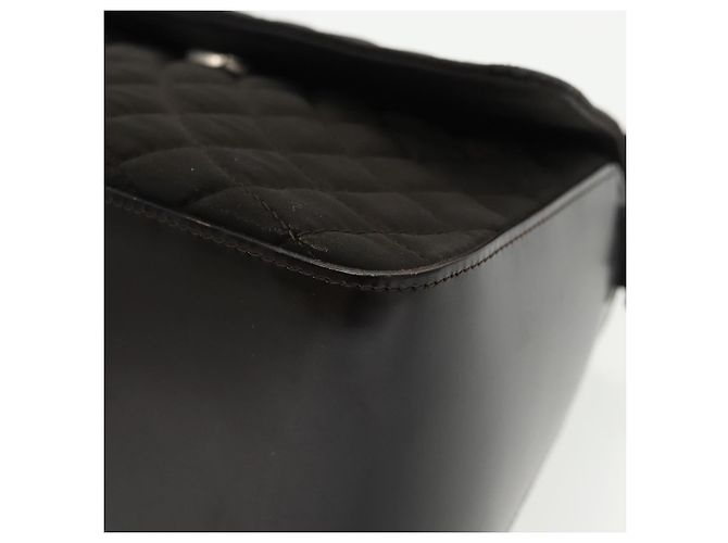 Borsa BALLY in nylon marrone Auth ti2408 - vista 11