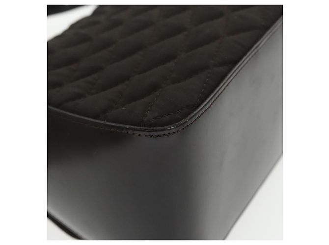 Borsa BALLY in nylon marrone Auth ti2408 - vista 12