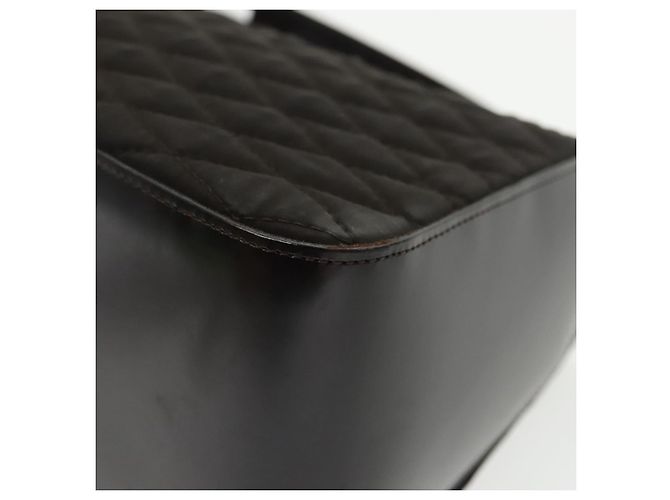 Borsa BALLY in nylon marrone Auth ti2408 - vista 13