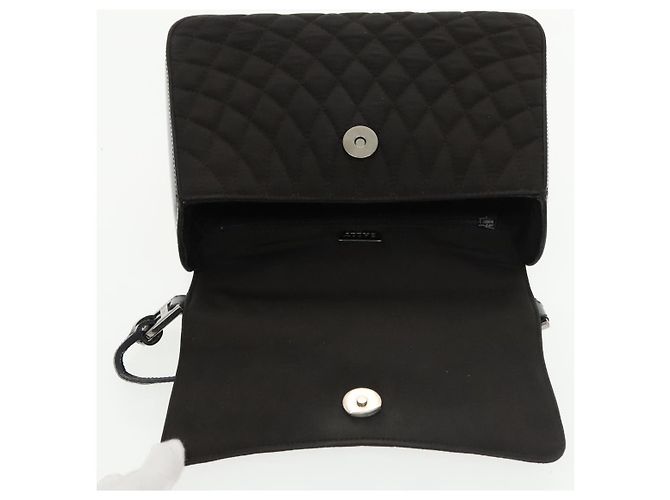 Borsa BALLY in nylon marrone Auth ti2408 - vista 15