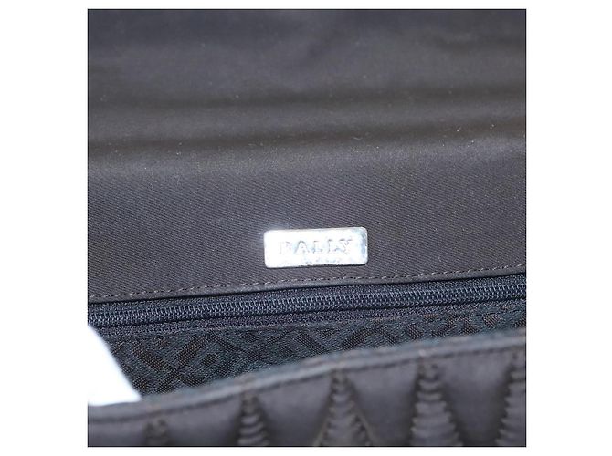 Borsa BALLY in nylon marrone Auth ti2408 - vista 17