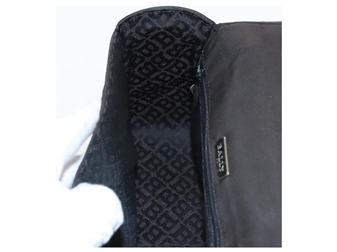 Borsa BALLY in nylon marrone Auth ti2408 - vista 20