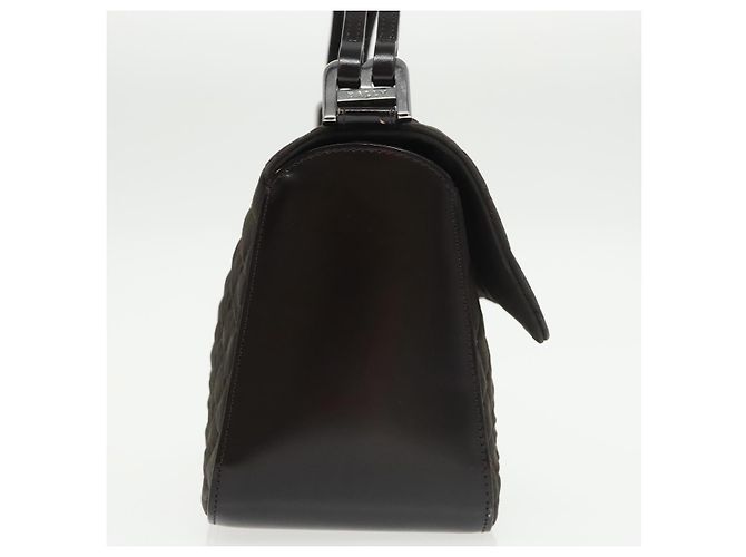 Borsa BALLY in nylon marrone Auth ti2408 - vista 5
