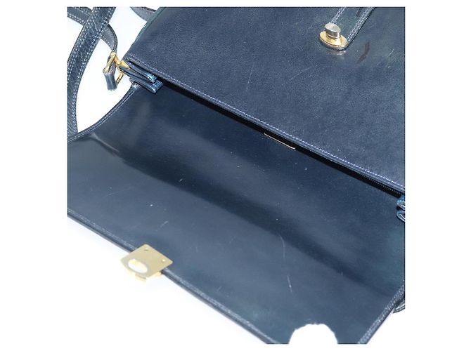 Borsa a Spalla BALLY in Pelle Blu Navy Auth ti2411 - vista 9