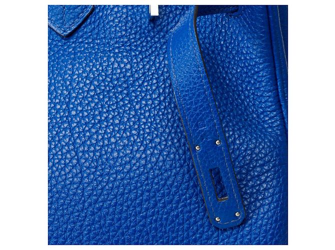 Hermès Borsa HERMES Birkin 35 in Pelle Blu - 102282 - vista 8