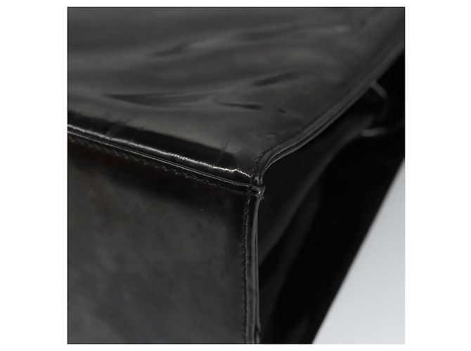 Borsa a Spalla Salvatore Ferragamo Smalto Nero Oro Auth bs19918 D'oro - vista 15