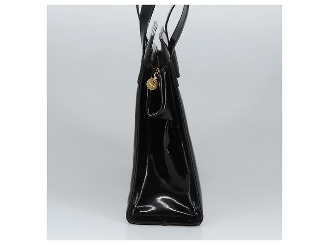 Borsa a Spalla Salvatore Ferragamo Smalto Nero Oro Auth bs19918 D'oro - vista 3