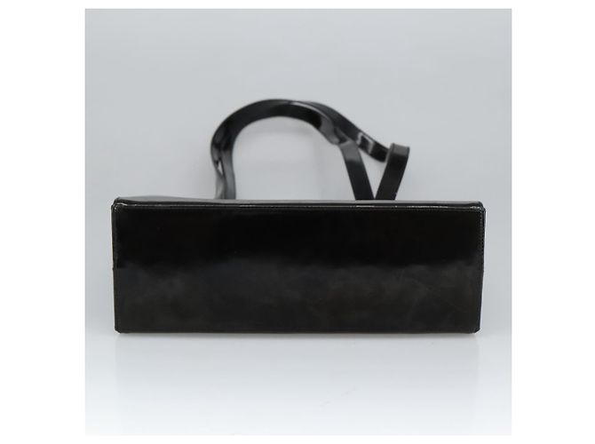 Borsa a Spalla Salvatore Ferragamo Smalto Nero Oro Auth bs19918 D'oro - vista 5