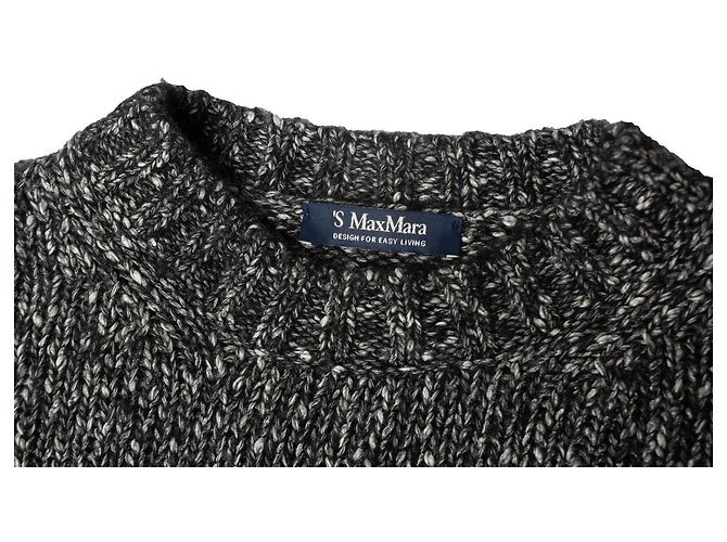 Autre Marque ‘S Max Mara, suéter de cuello redondo de punto Gris - vista 6