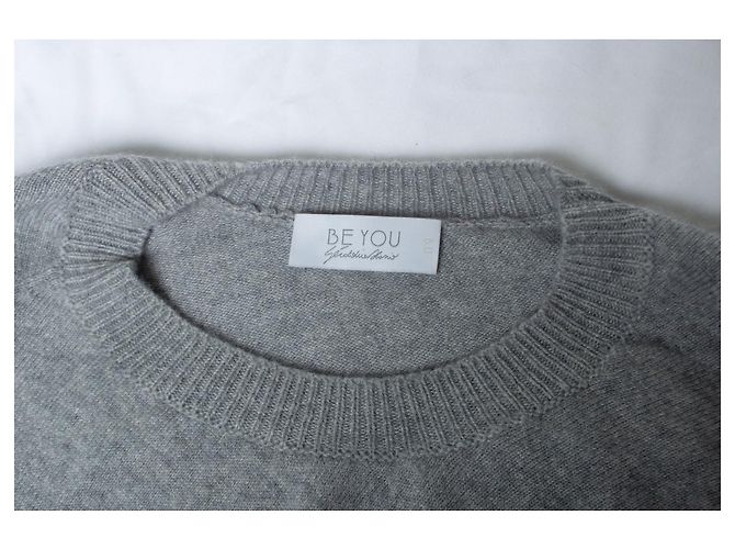 Autre Marque Suéter BeYou de cachemira gris XL - vista 6