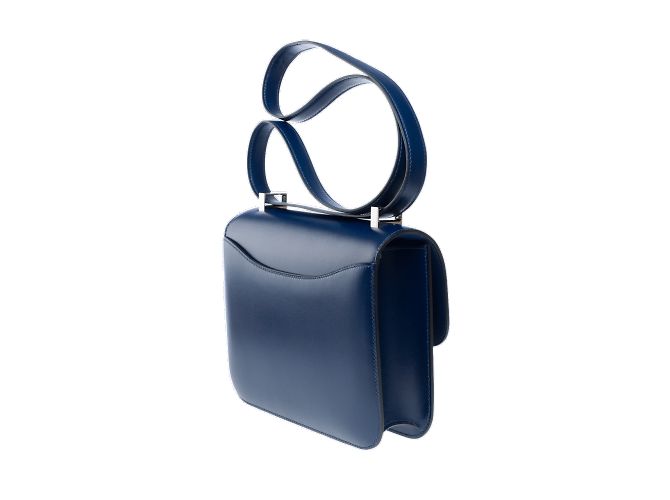 Hermès HERMES Constance Tasche aus blauer Leder - 102275 - Ansicht 6