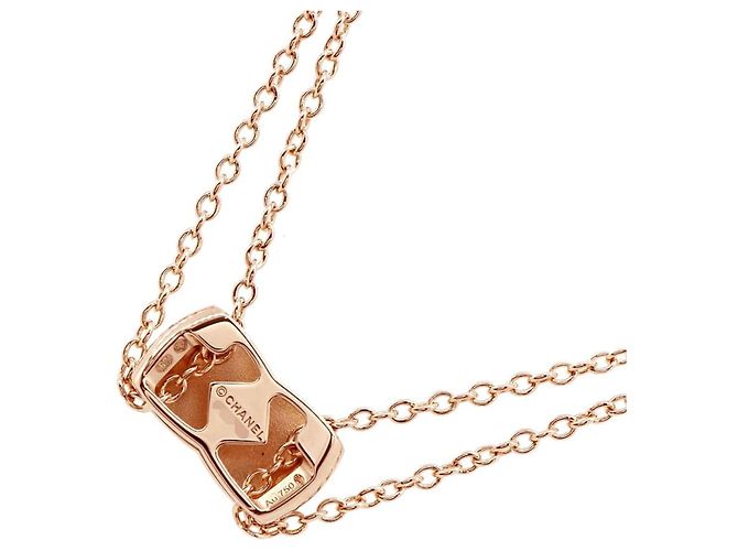 Collana Chanel Coco Crush in oro rosa - vista 3