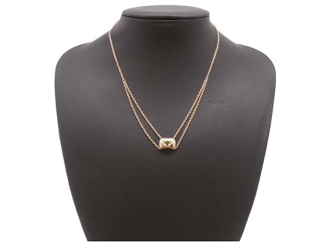 Collana Chanel Coco Crush in oro rosa - vista 4