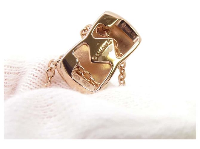 Collana Chanel Coco Crush in oro rosa - vista 6