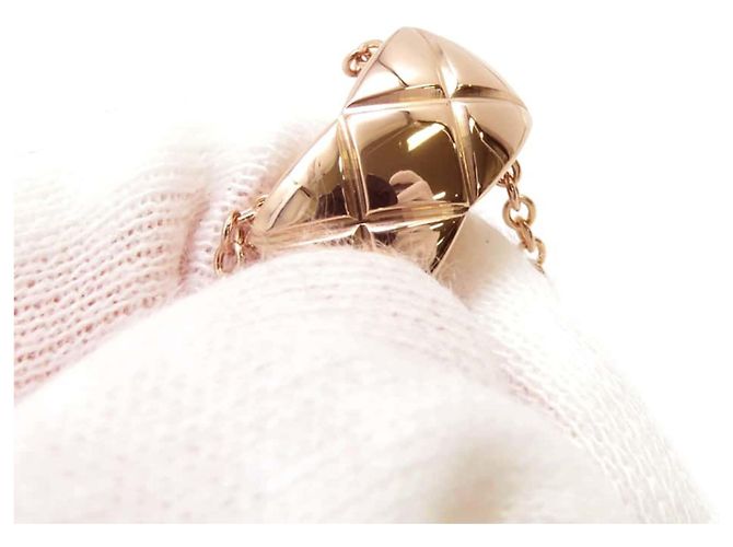 Collana Chanel Coco Crush in oro rosa - vista 7