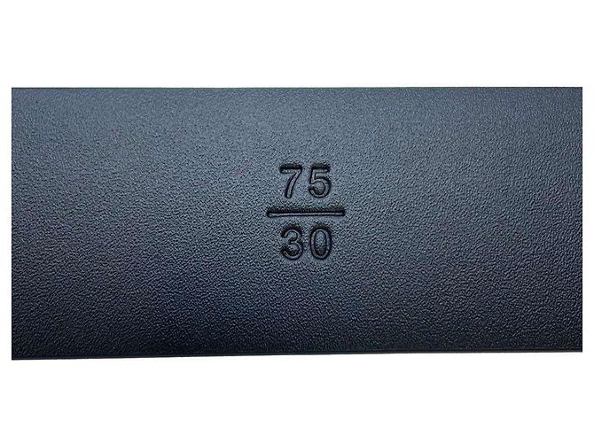 Chanel Coco Mark Leder Gürtel Schwarz - Ansicht 14