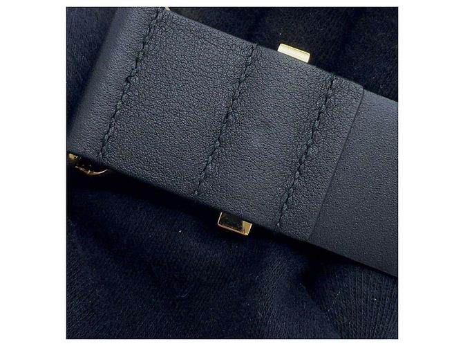 Chanel Coco Mark Leder Gürtel Schwarz - Ansicht 6