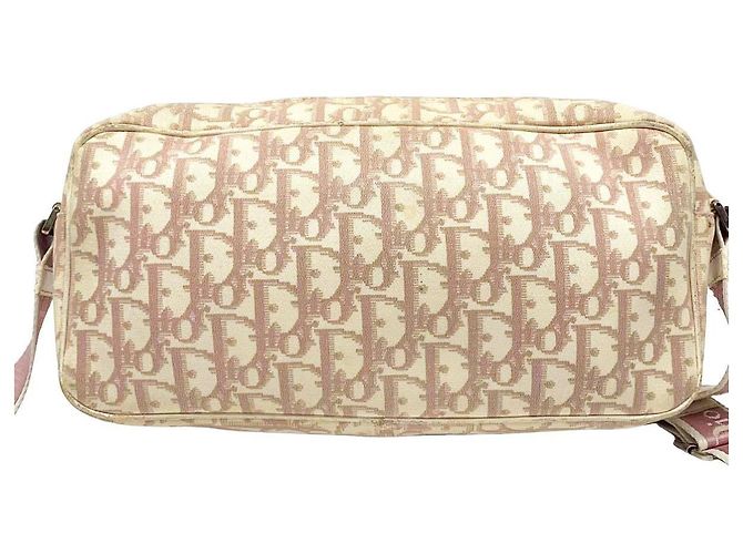 Borsa a Spalla Christian Dior Monogramma Rosa Fiori Strass Nylon - vista 3