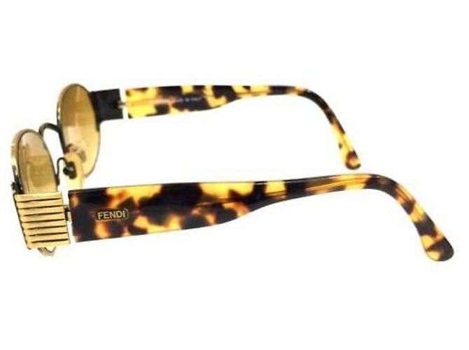 Fendi FS252 Sonnenbrille Gold Golden - Ansicht 3