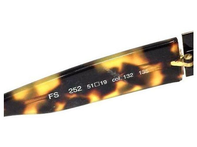 Fendi FS252 Sonnenbrille Gold Golden - Ansicht 4