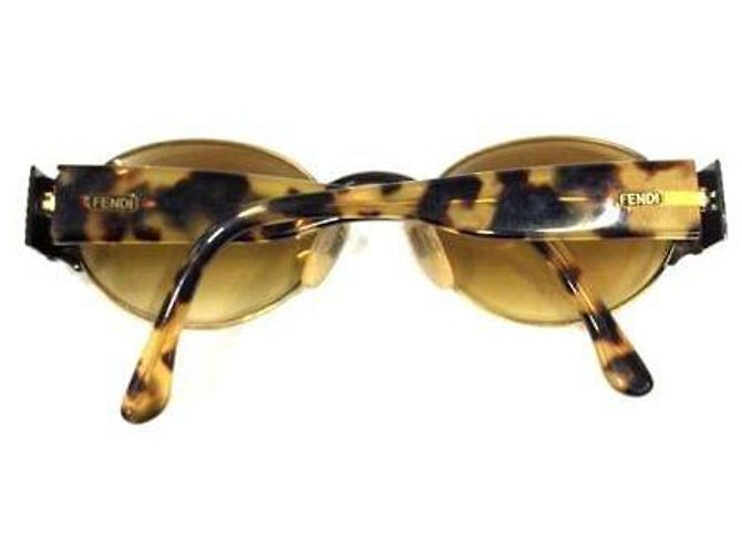 Fendi FS252 Sonnenbrille Gold Golden - Ansicht 7