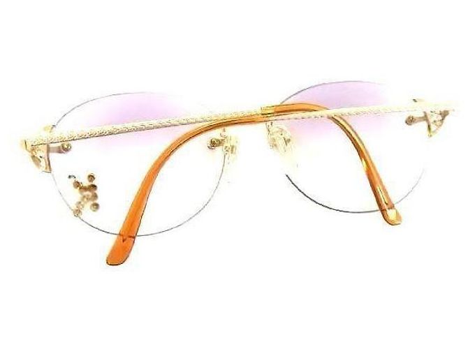 Occhiali da sole Fendi Rosa Ombré con Pietre Rosse e Strass D'oro - vista 4
