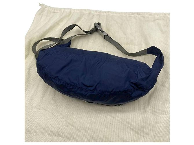 Bolso de Cintura Prada Nylon Azul Marino - vista 4