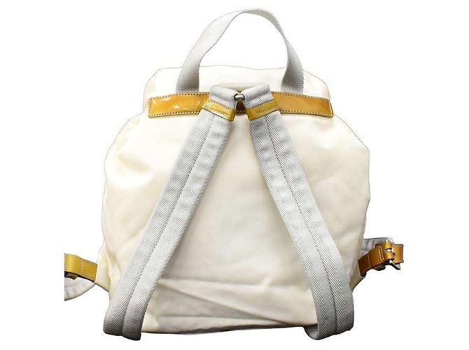 Prada Rucksack Weiß Nylon - Ansicht 3