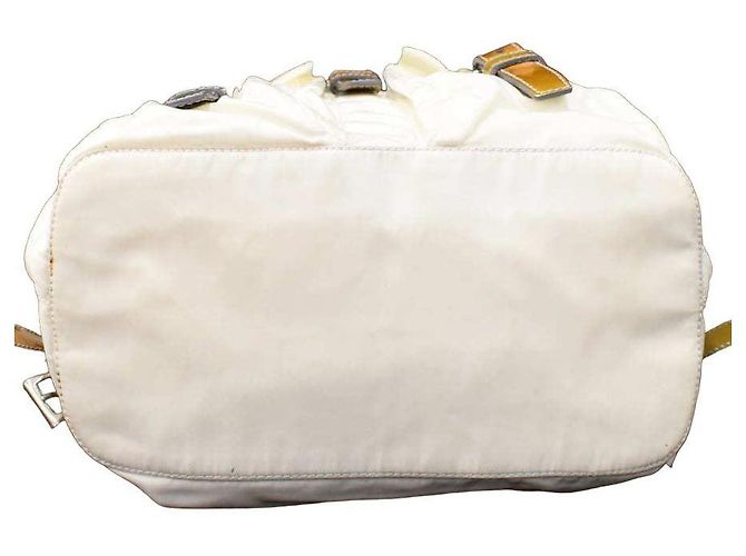 Prada Rucksack Weiß Nylon - Ansicht 4