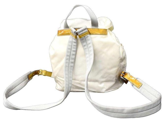 Prada Rucksack Weiß Nylon - Ansicht 7