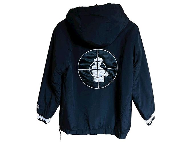 Supreme Black Wool Coat Men M - view 2