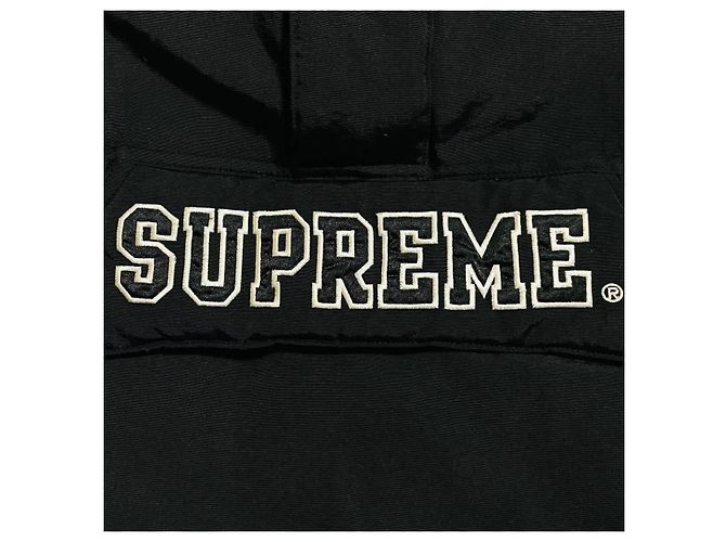 Supreme Black Wool Coat Men M - view 3