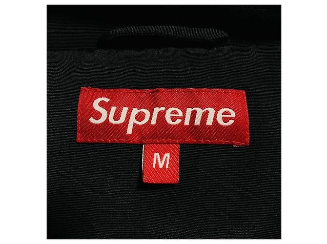Supreme Black Wool Coat Men M - view 7
