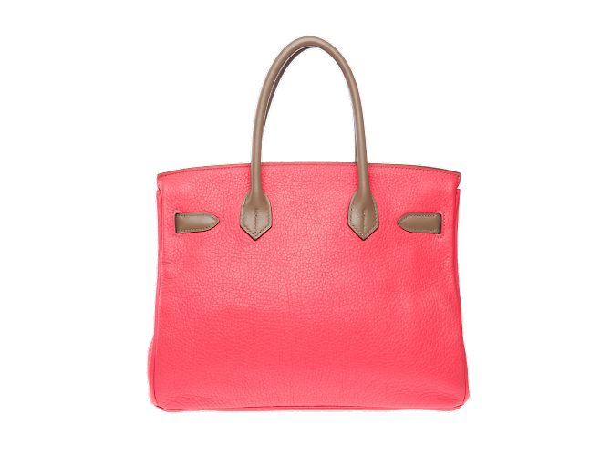 Hermès Sac HERMES Birkin 30 en Cuir Étoupe - 102291 Taupe - vue 4