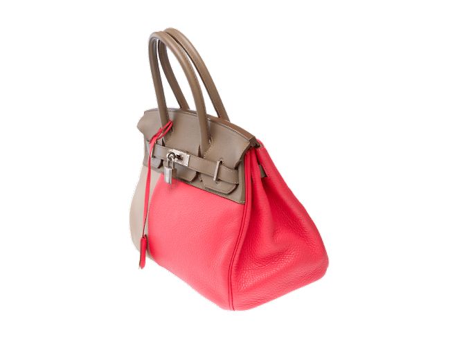 Hermès Sac HERMES Birkin 30 en Cuir Étoupe - 102291 Taupe - vue 5