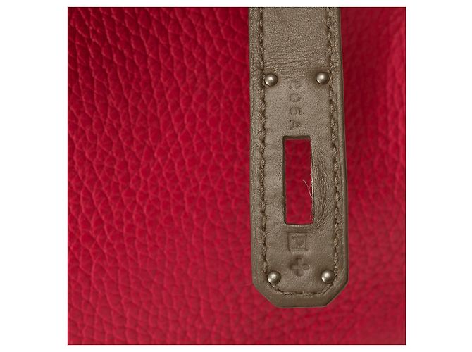 Hermès Sac HERMES Birkin 30 en Cuir Étoupe - 102291 Taupe - vue 8