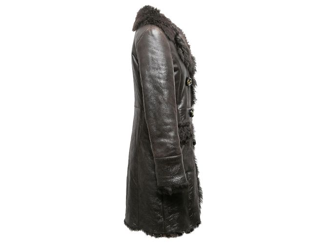 Abrigos PRADA T.IT 42 Cuero Negro - vista 3