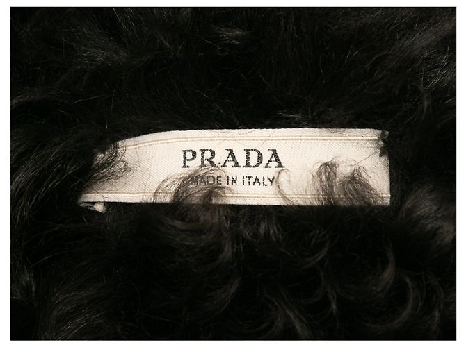 Abrigos PRADA T.IT 42 Cuero Negro - vista 5