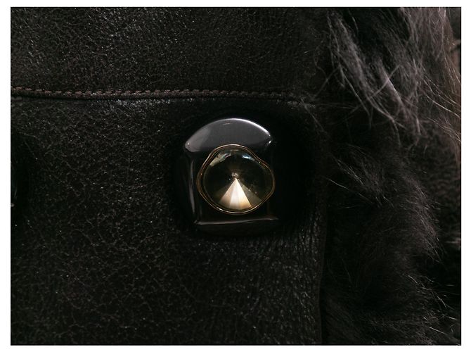 Abrigos PRADA T.IT 42 Cuero Negro - vista 8