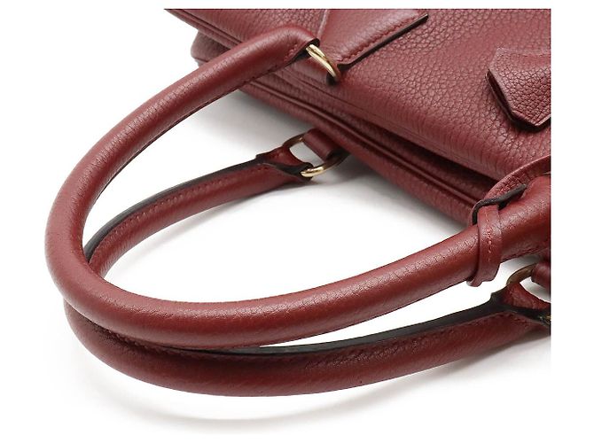 Borsa Boston in pelle Plume 45 di Hermès Marrone - vista 4