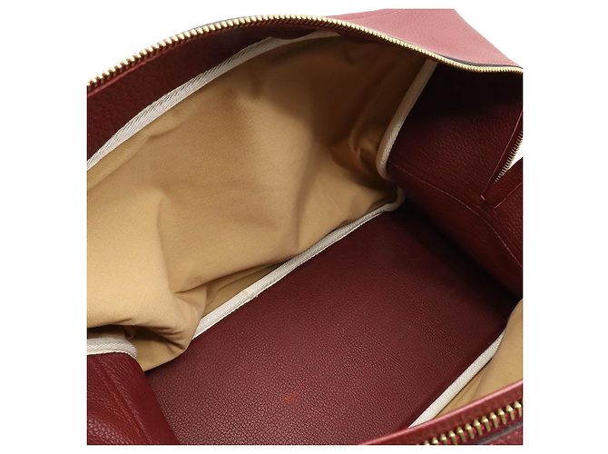 Borsa Boston in pelle Plume 45 di Hermès Marrone - vista 5