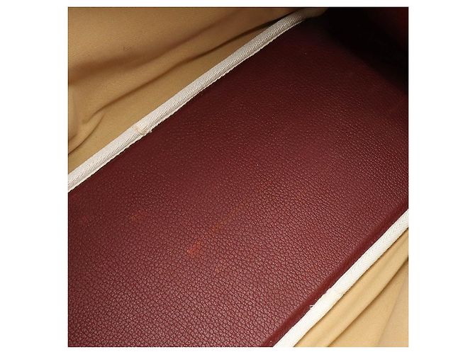 Borsa Boston in pelle Plume 45 di Hermès Marrone - vista 6
