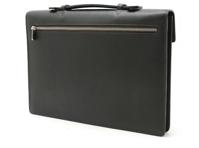 Alfred Dunhill Dunhill Leather Sidecar Briefcase Black - view 2
